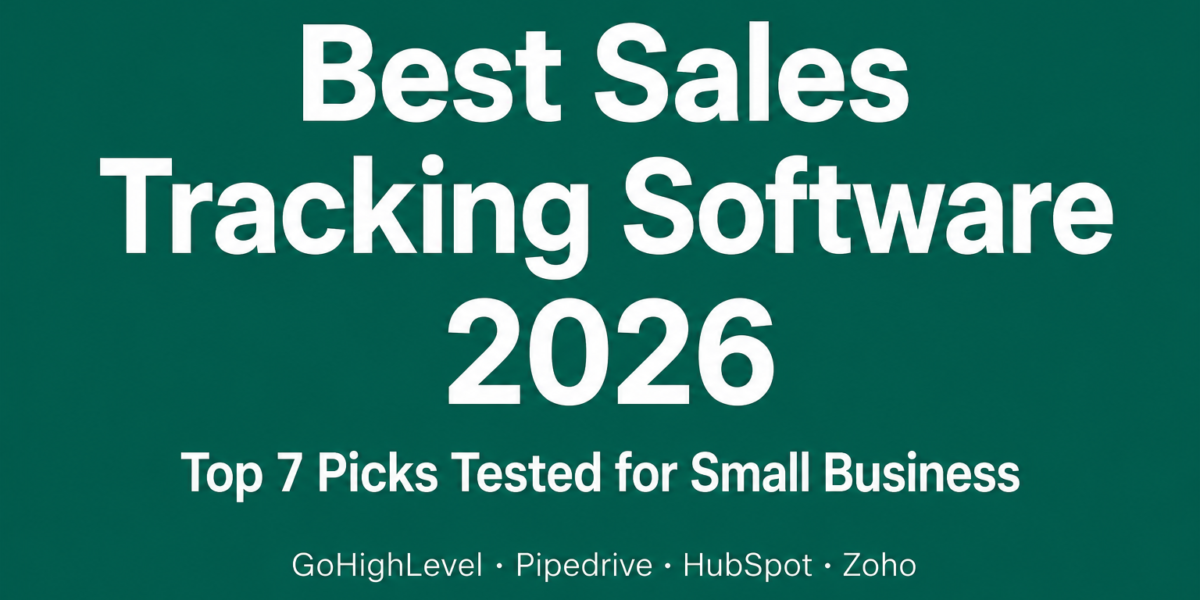 best sales tracking software 2026 comparison - GoHighLevel Pipedrive HubSpot