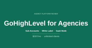 GoHighLevel for agencies 2026 - proven platform review